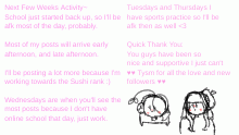 Weekly Update ♥️️