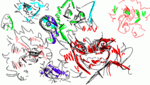 funky doodle page