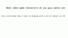 What game character should I make