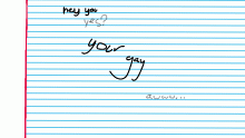 did u ever pass notes in class?