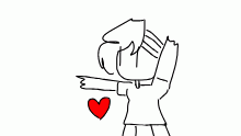 Karate choppin hearts
