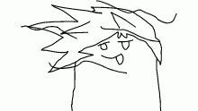 rock has hair