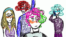 sketch of some people