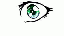 Andy has teal eyes.~