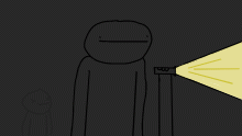 When your alone in the dark