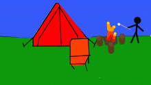 The camp site