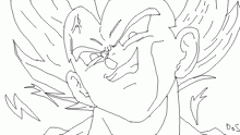 Majin Vegeta Sketch