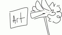 An art trip today