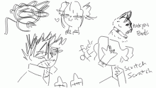 bnha doodles because I'm a thot