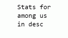 Among us strats (desc)