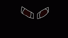 glowing eyes