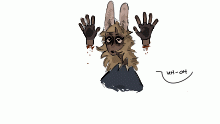 bunny frog racoon girl?