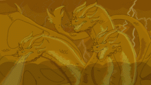 Ghidorah the lightning monster