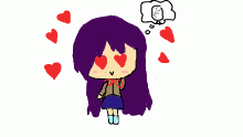 DDLC- Chibi yuri drawing(Yuriality)