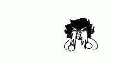 violentley crying