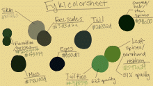 Fyki colorsheet