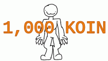 FINALLY 1,000 KOIN!!! ive ascended.
