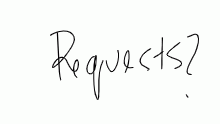 drawing requests?