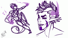 the purple asshole