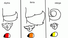 Omega,Beta,Alpha,and Pup