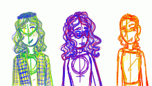 sketches while studying