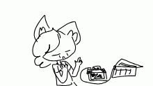 *looks at hands then tablet*
