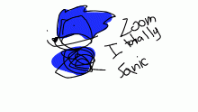 blue speed mouse