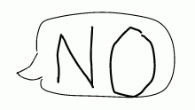 No