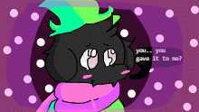 Ralsei from Deltarune