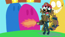 Star as Mario