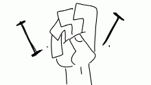 initials and hand practice