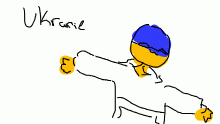 sideway T-pose
