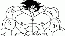 Saw people drawing buff characters