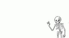draw your skeleton next to mine!