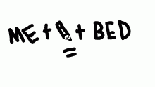 Me+Bed=LEVEL UP!