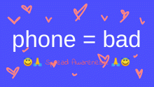 generic "technology is bad" post