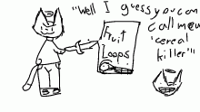 Angels little joke.