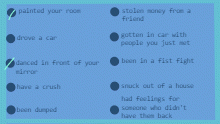 long checklist w0aH