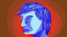 Blue man