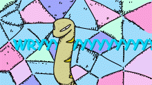 Snake does the colorful