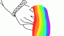 pouring a rainbow
