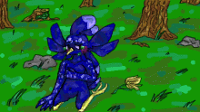 Crying in the woods