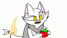 "I'm holding a tomato:?!"