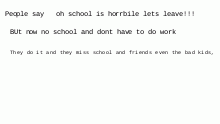 SCHOOL MISS
