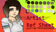 Me IRL ref sheet + facts about me