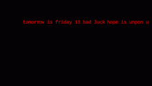friday the 13th