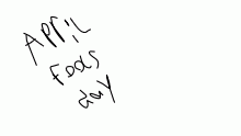 April fools day