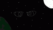 eyes in the space