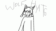 my failed attempt to draw @wolfhats