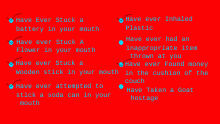 Did my own checklist